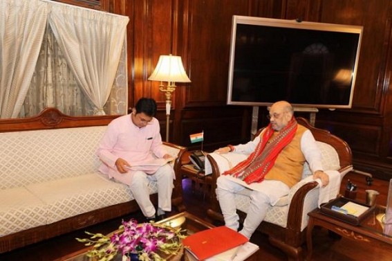 Tripura CM met Union Home Minister at Delhi, discussed ADC area development, Rose Valley scam investigation and other issues Tripura CM met Union Home Minister at Delhi, discussed ADC area development, Rose Valley scam investigation and other issues